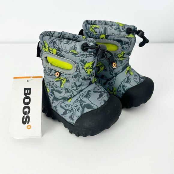 Bogs B-Moc Dinosaur Winter Snow Boots - Picture 1 of 6